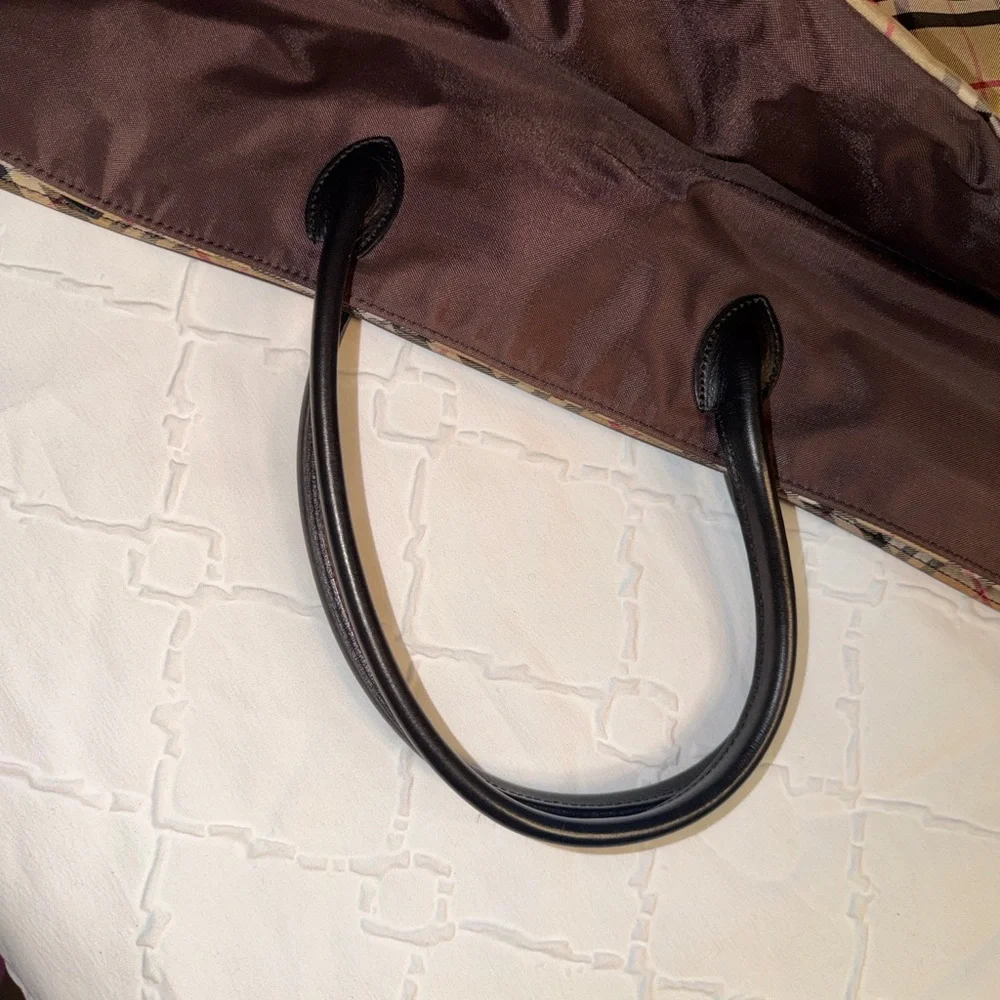 Authentic Burberry Nova Check Blue Label Tote Nylon Bag.(EUC) - Picture 14 of 15